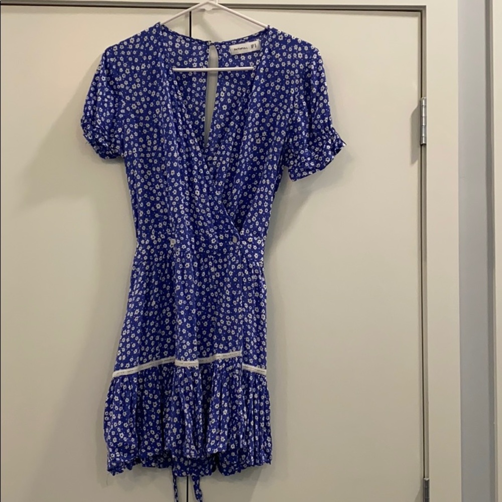 Faithful the brand cobalt mini dress